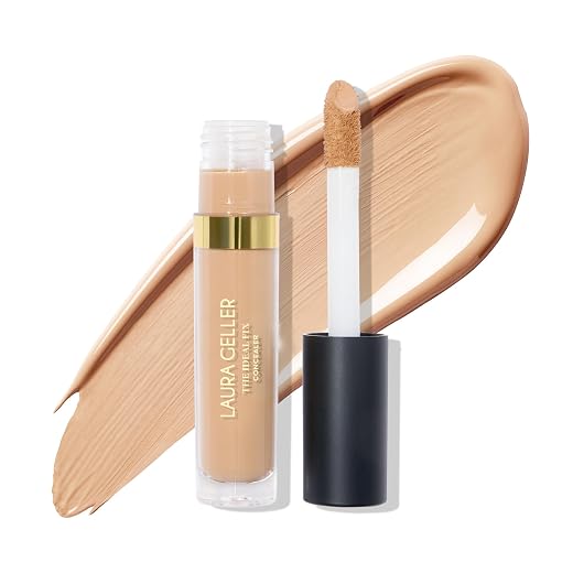 LAURA GELLER NEW YORK Ideal Fix Under Eye Concealer for Mature Skin – 03 Light - Full Coverage, Anti-Aging, Color Correcting – Covers Dark Circles & Blemishes – Hydrating, Crease-Free, Long-Lasting