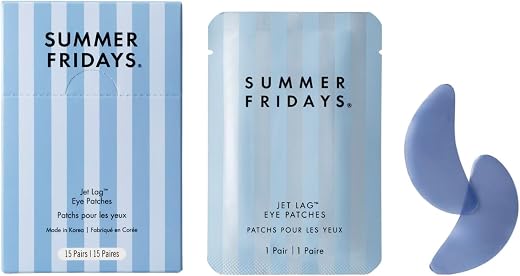 8 Summer Fridays Jet Lag Under Eye Patches