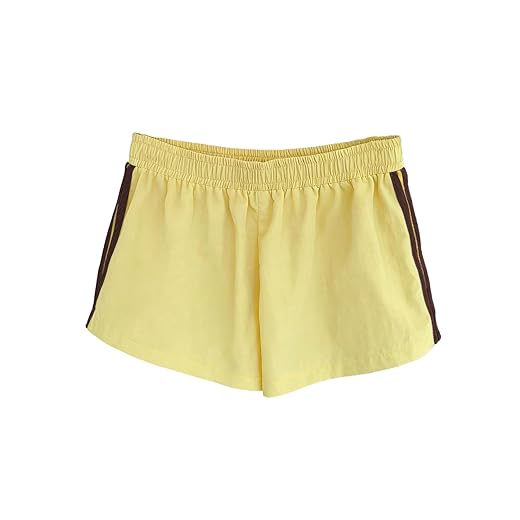 BEAUDRM Women's Summer Striped Shorts Y2k Runing Track Shorts Sweat Shorts Gym Athletic Wear Casual Lounge Short