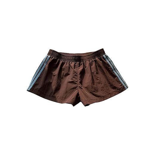 BEAUDRM Women's Summer Striped Shorts Y2k Runing Track Shorts Sweat Shorts Gym Athletic Wear Casual Lounge Short