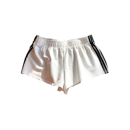 BEAUDRM Women's Summer Striped Shorts Y2k Runing Track Shorts Sweat Shorts Gym Athletic Wear Casual Lounge Short