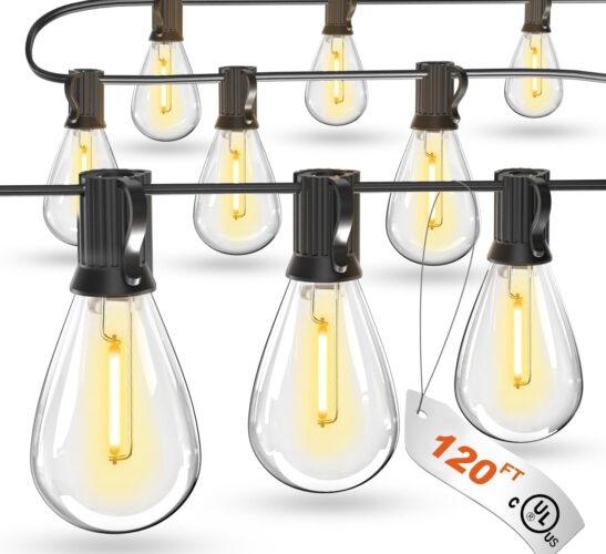 Outdoor lantern string lights