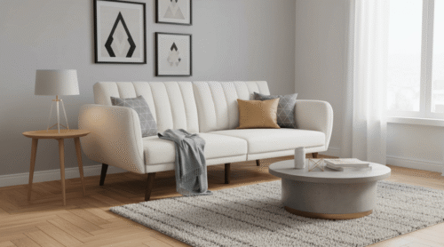 3. Novogratz Brittany Sleeper Sectional Sofa