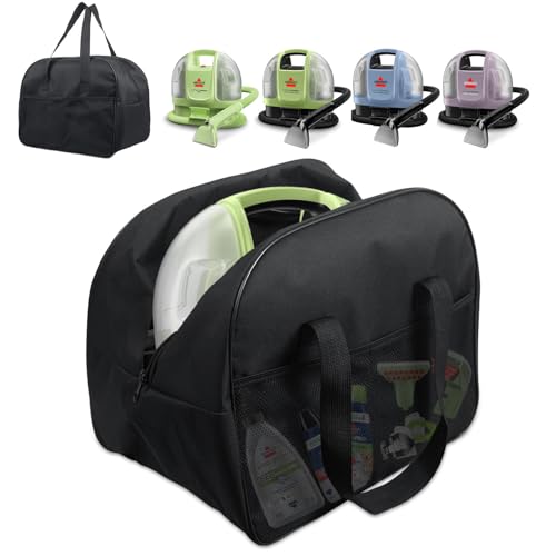 NUENSS-ROR Carpet Cleaner Carrying Bag, Portable Outdoor Travel Storage bag Case for Bissell Carpet Cleaner, Little Green Mini Machine Organizer for Bissell Carpet Cleaner - 4075/4015/4015F/4015L