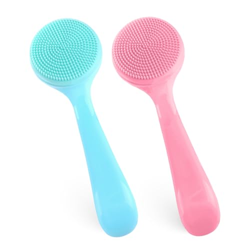 2-Pack Silicone Exfoliating Face Brush