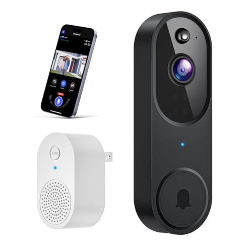 Battery-Powered Wi-Fi Video Doorbell with AI Motion