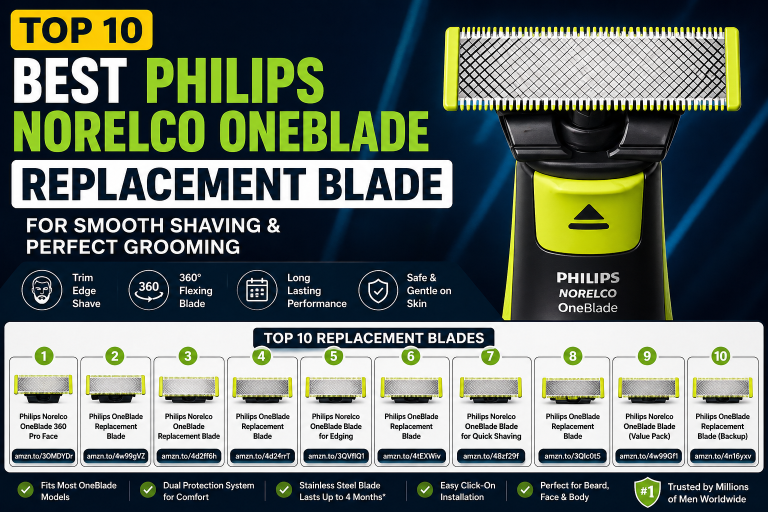 Top 10 Best Philips Norelco One blade Replacement Blade