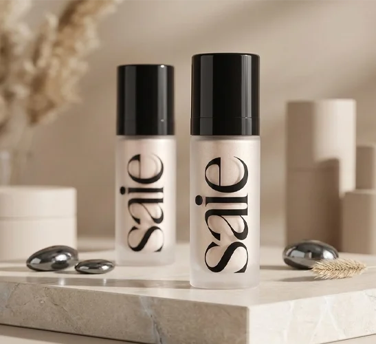 Saie Glowy Super Gel Highlighter & Glowy Primer for Face