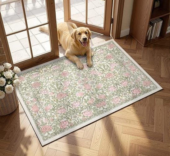 GarveeHome 2×3 Vintage Floral Rug