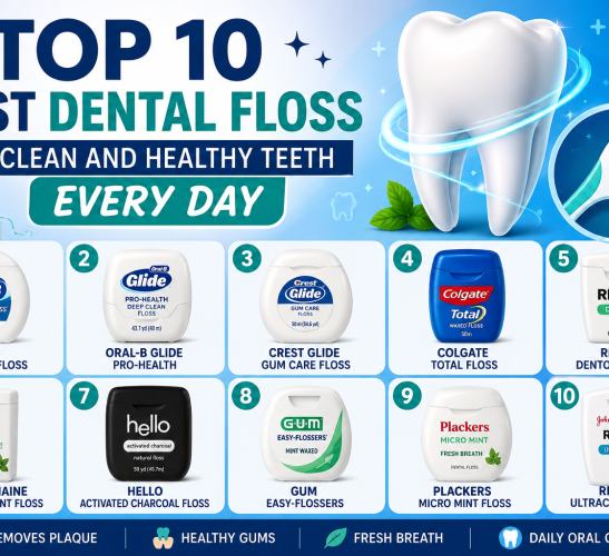Top 10 Best Dental Floss for Clean and Healthy Teeth Every Day