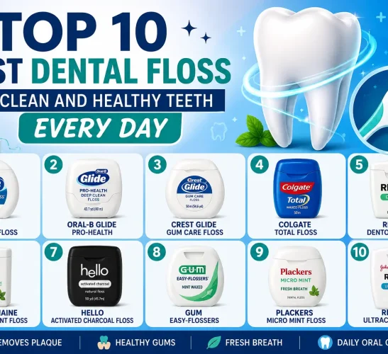 Top 10 Best Dental Floss for Clean and Healthy Teeth Every Day