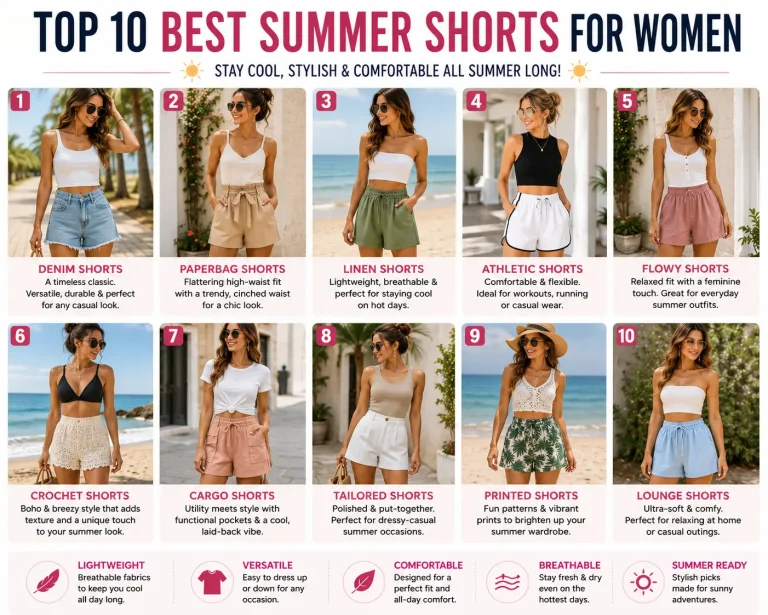 top 10 best summer shorts for women